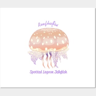 Spotted Lagoon Jellyfish Posters and Art